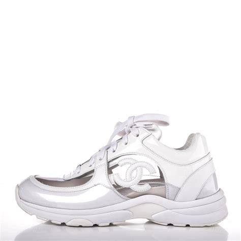 chanel sneakers transparent